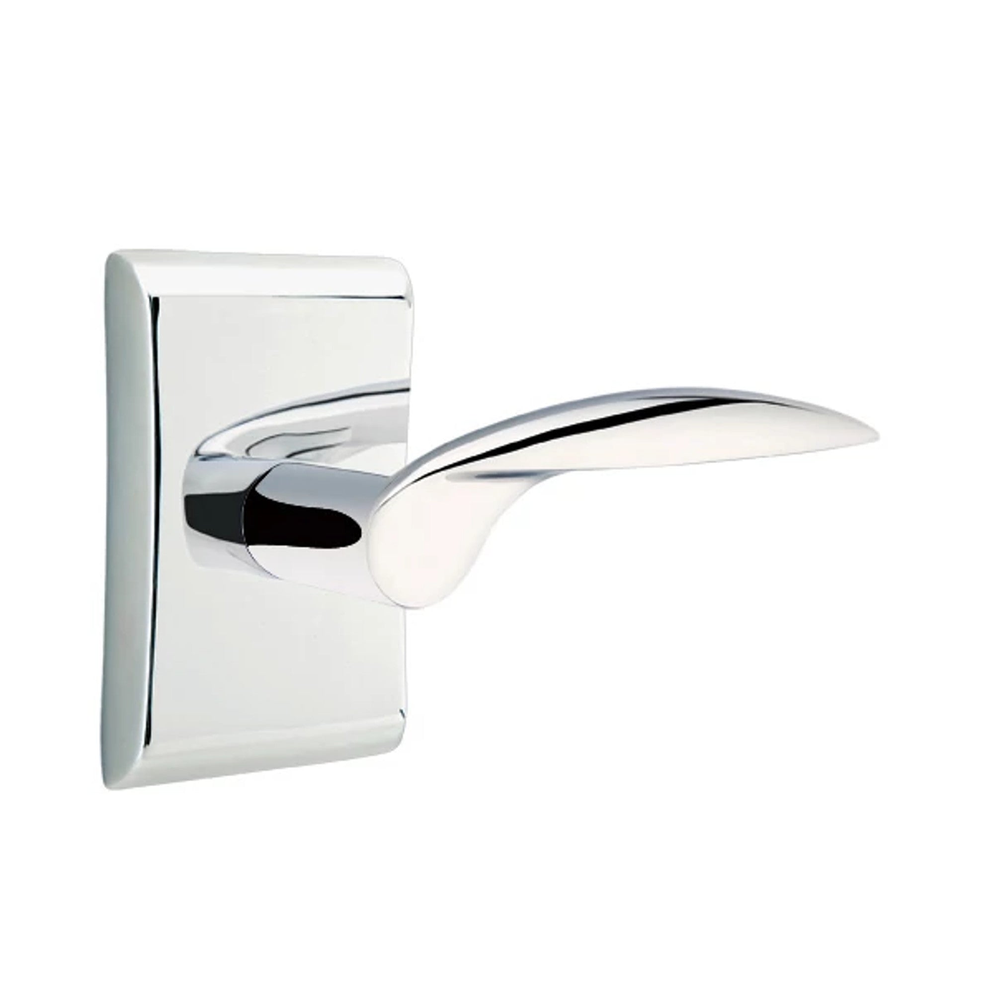 Emtek Mercury Lever with Neos Rosette in Polished Chrome