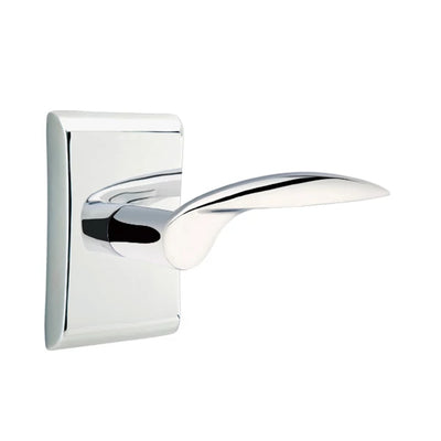 Emtek Mercury Lever with Neos Rosette in Polished Chrome