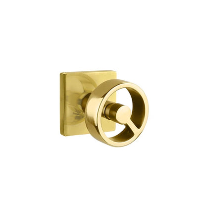 Emtek Spoke Knob with Square Rosette in French Antique