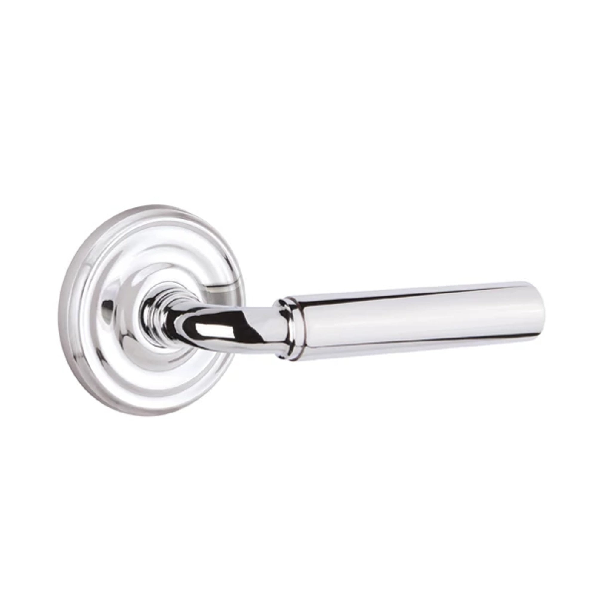 Emtek Manning Lever with Regular Rosette in Polished Chrome