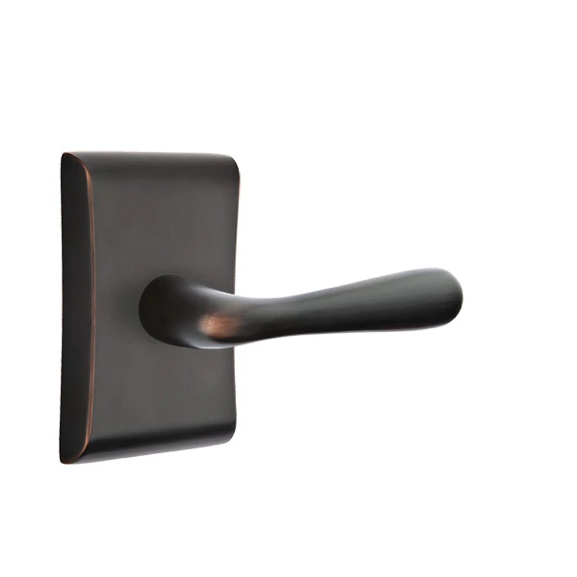 Emtek Basel Lever with Neos Rosette in Oil Rubbed Bronze