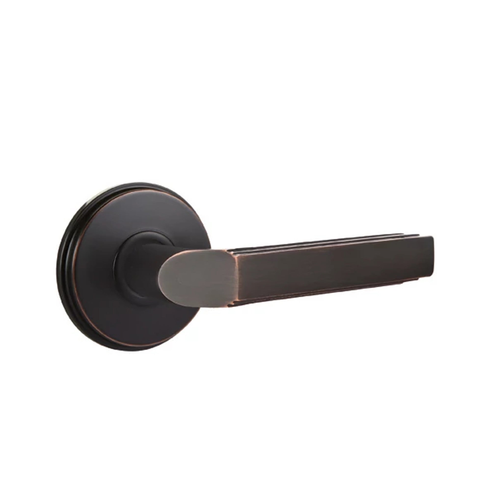 Emtek Milano Lever with Watford Rosette in Oil Rubbed Bronze