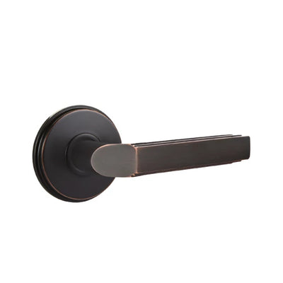 Emtek Milano Lever with Watford Rosette in Oil Rubbed Bronze