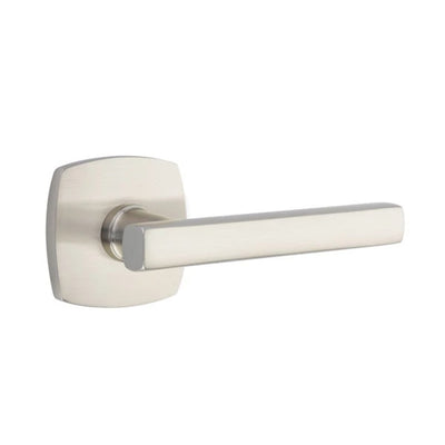 Emtek Freestone Lever with Urban Modern Rosette in Satin Nickel