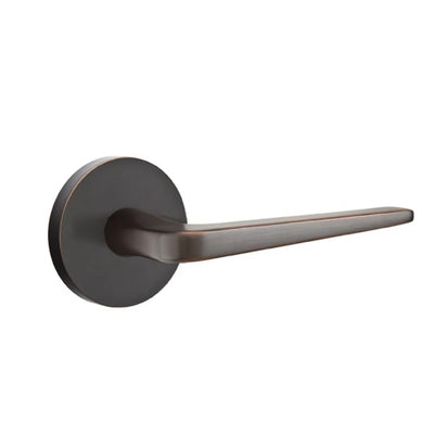 Emtek Athena Lever with Disk Rosette in Oil Rubbed Bronze