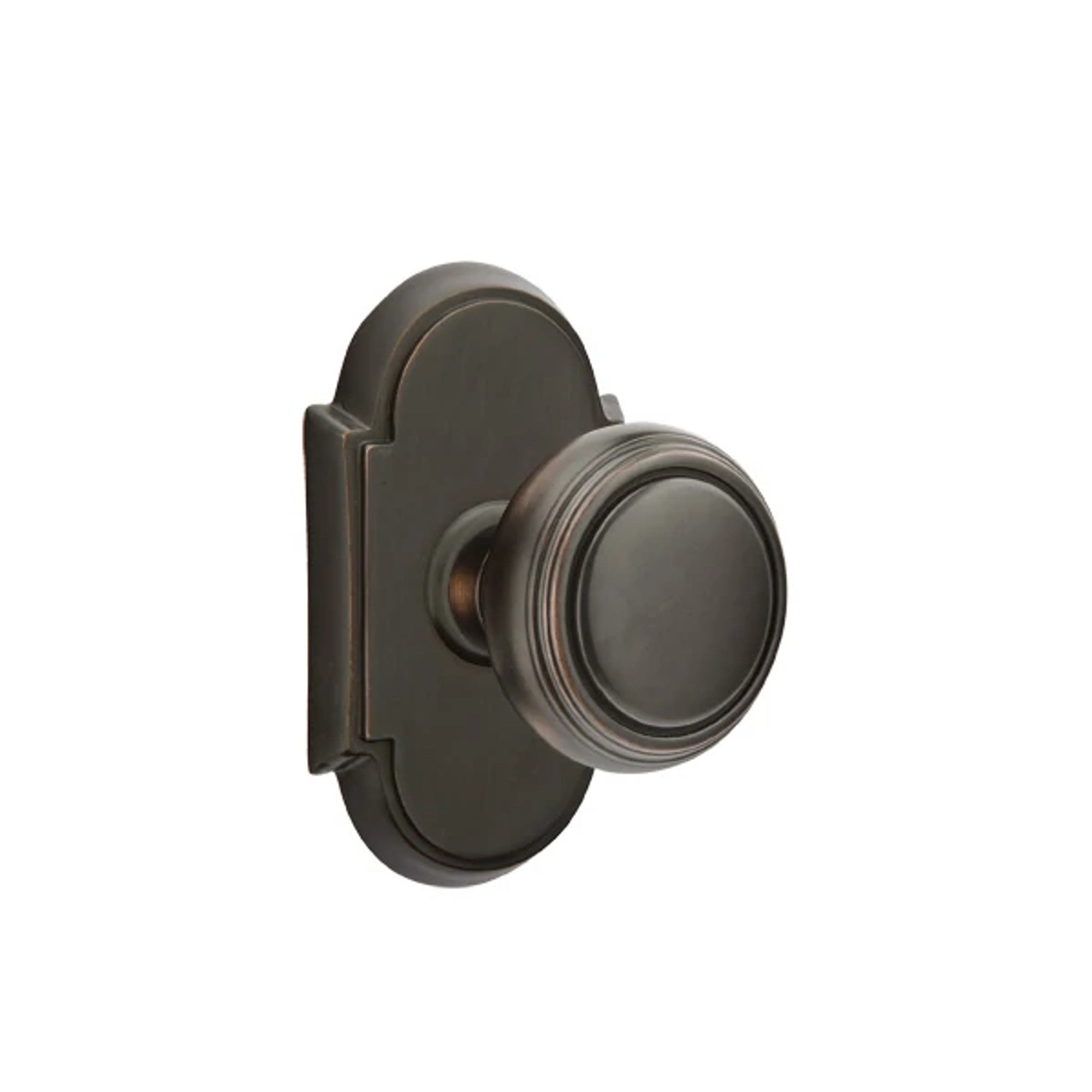 Emtek Norwich Knob with #8 Rosette in Oil Rubbed Bronze