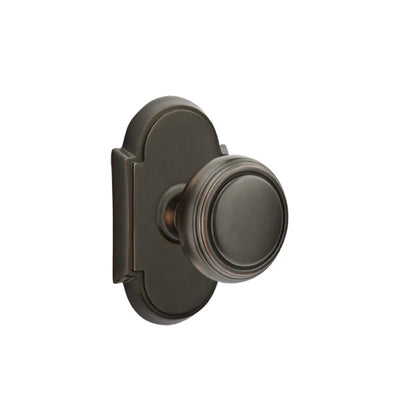 Emtek Norwich Knob with #8 Rosette in Oil Rubbed Bronze
