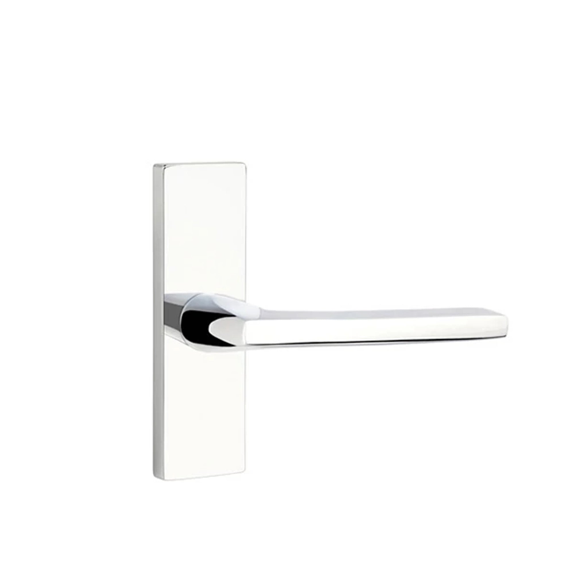 Emtek Helios Lever with Stretto 1-1/2" x 5" in Polished Chrome