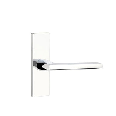 Emtek Helios Lever with Stretto 1-1/2" x 5" in Polished Chrome