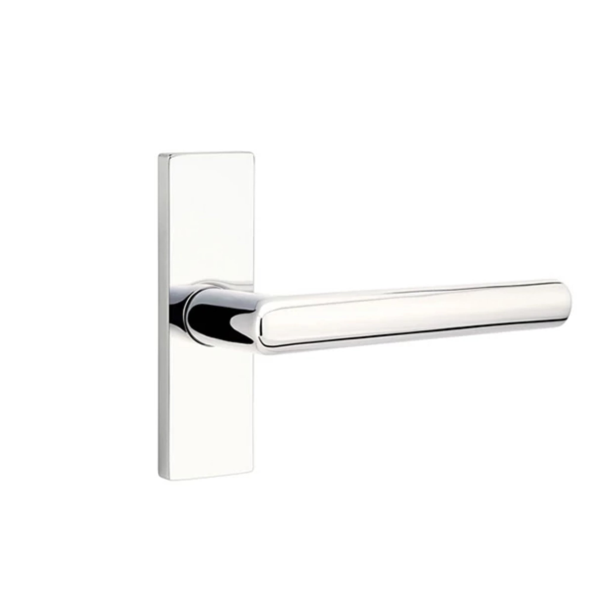 Emtek Stuttgart Lever with Stretto 1-1/2" x 5" in Polished Chrome
