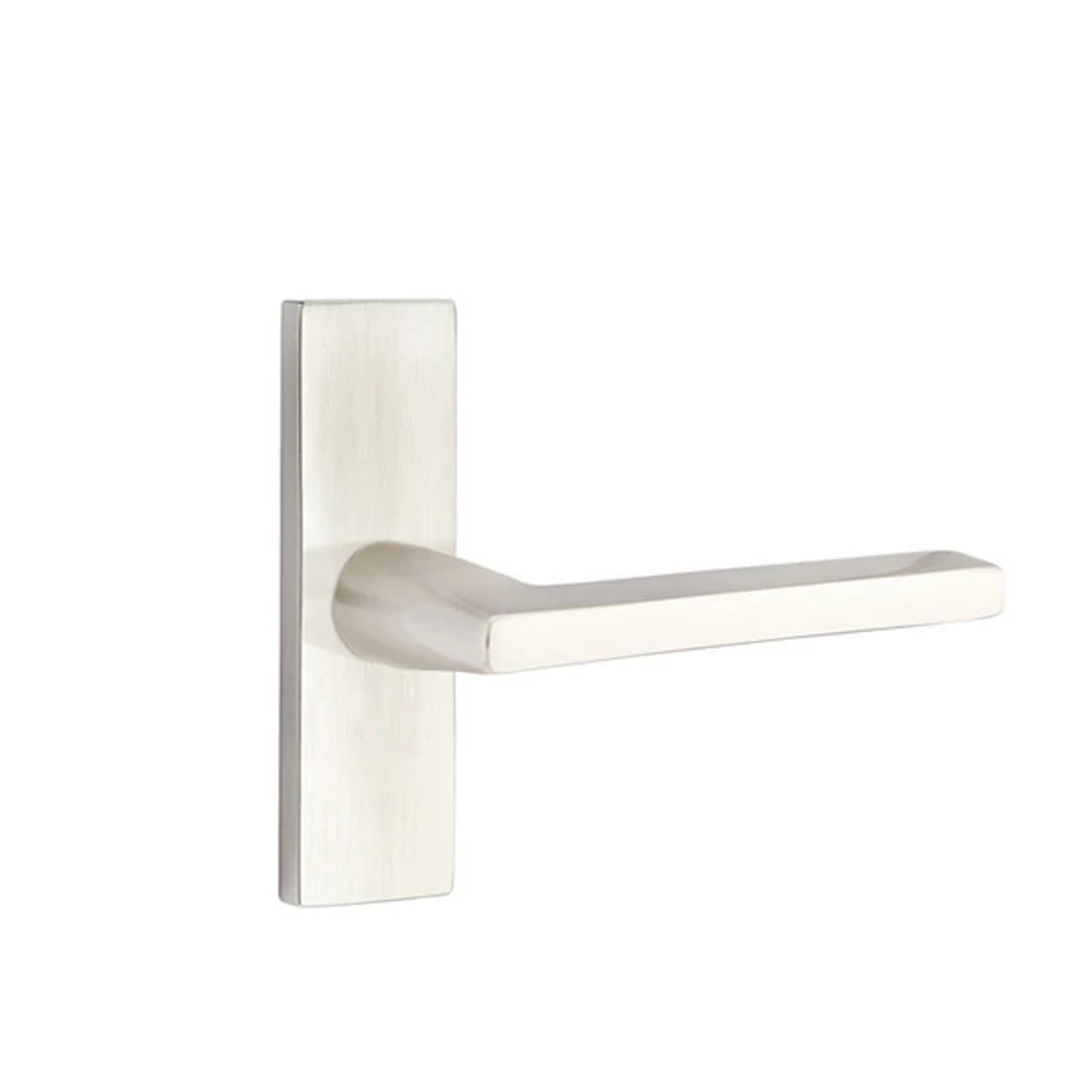 Emtek Helios Lever with Stretto 1-1/2" x 5" in Satin Nickel