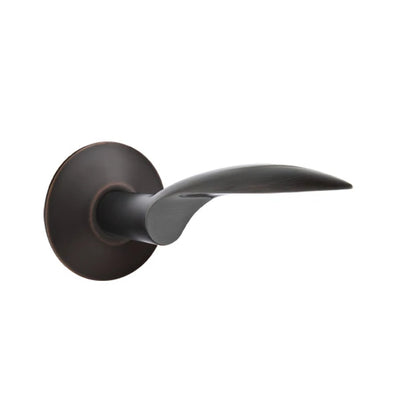 Emtek Mercury Lever with Modern Rosette in Oil Rubbed Bronze