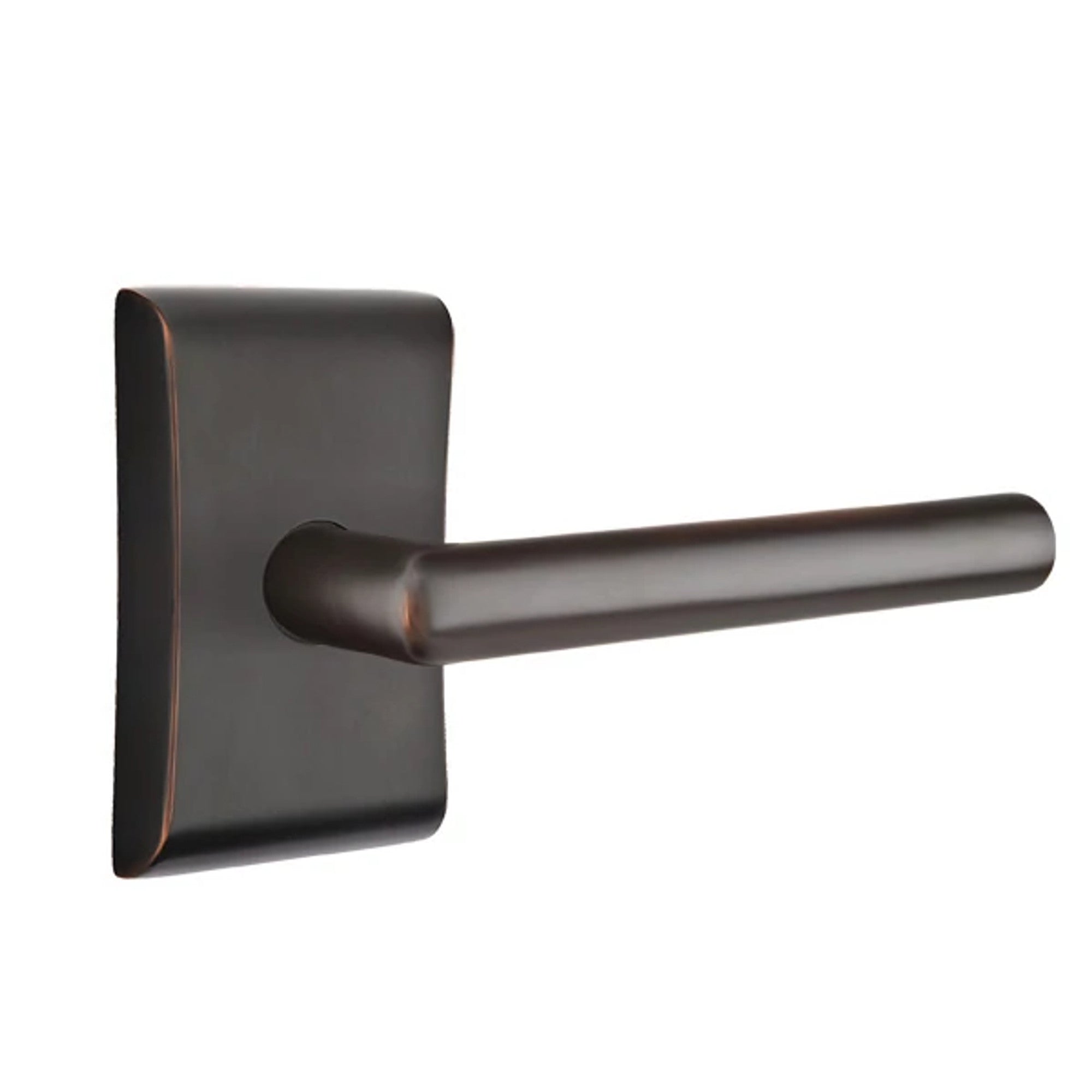 Emtek Stuttgart Lever with Neos Rosette in Oil Rubbed Bronze