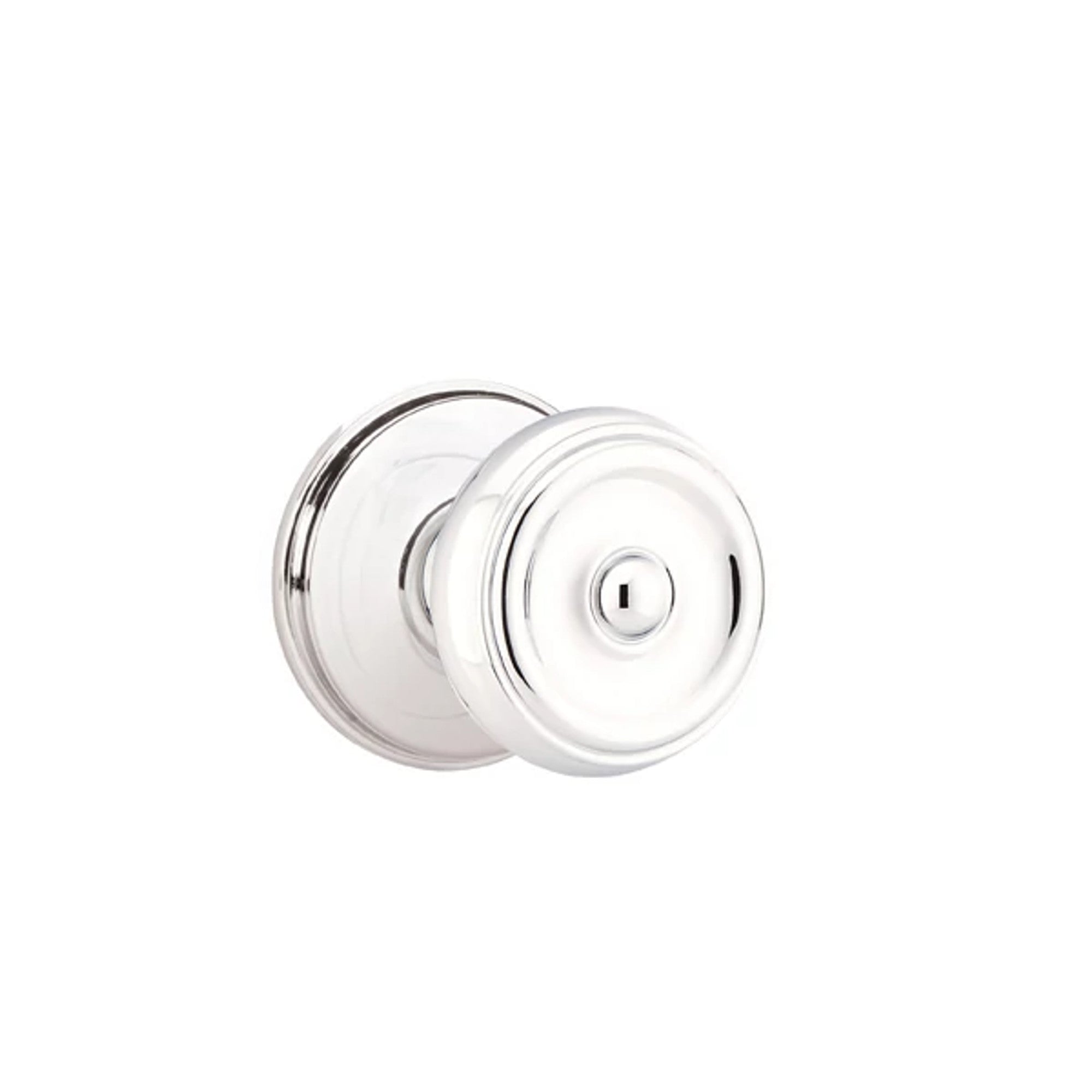 Emtek Waverly Knob with Watford Rosette in Polished Chrome