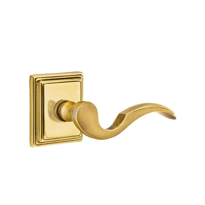 Emtek Cortina Lever with Wilshire Rosette in French Antique