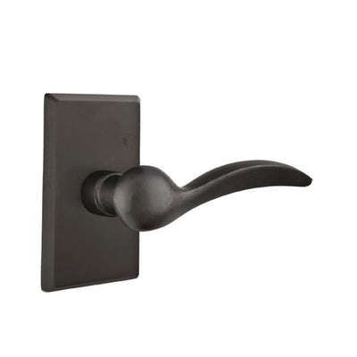 Emtek Durango Lever with #3 Rosette in Flat Black Bronze