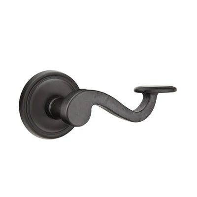 Emtek Padua Lever with #12 Rosette in Flat Black Bronze
