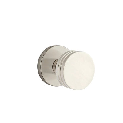 Emtek Bern Knob with Disk Rosette in Satin Nickel