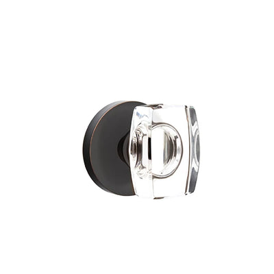 Emtek Windsor Knob with Disk Rosette in Oil Rubbed Bronze