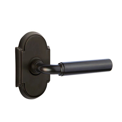 Emtek Manning Lever with #8 Rosette in Oil Rubbed Bronze