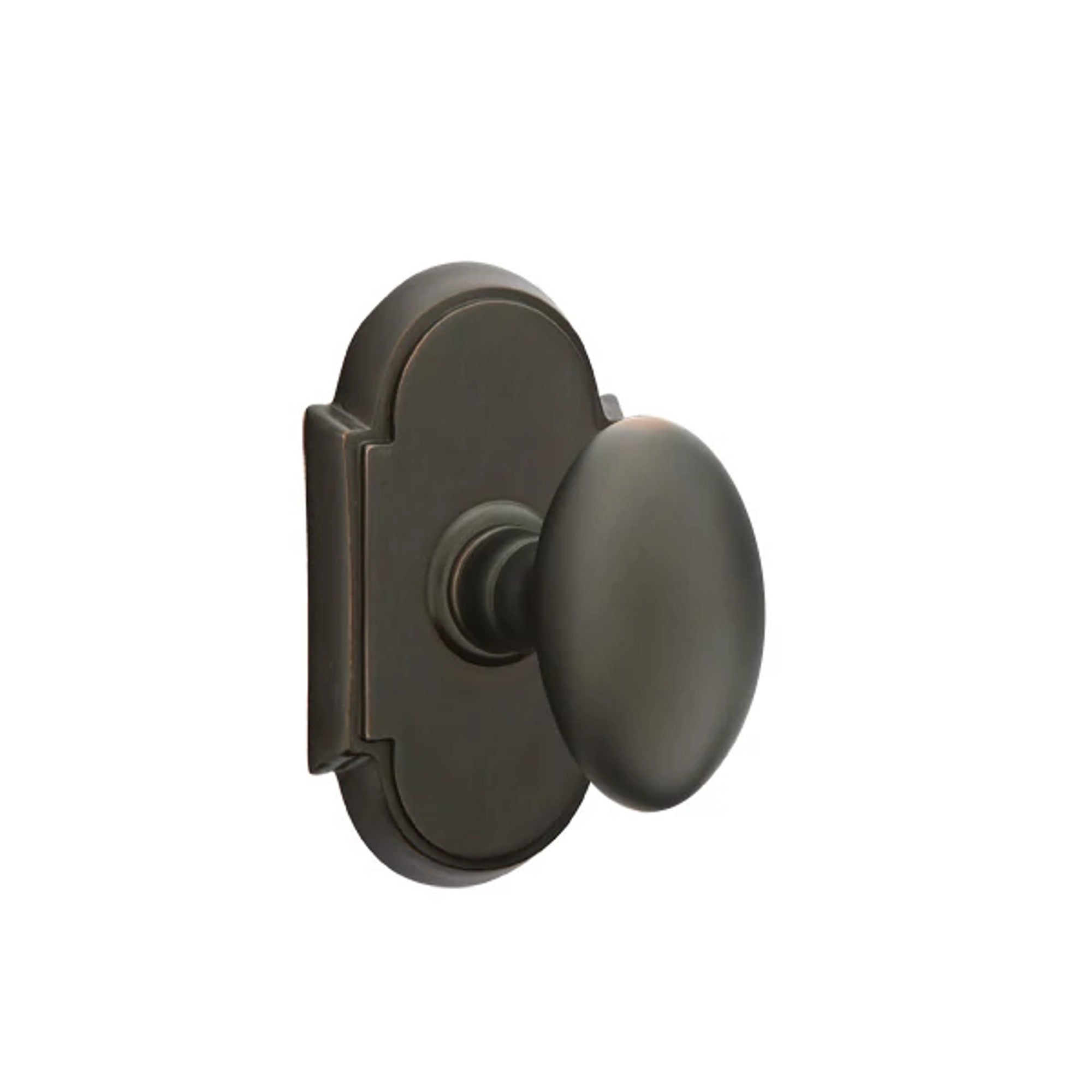 Emtek Egg Knob with #8 Rosette in Oil Rubbed Bronze