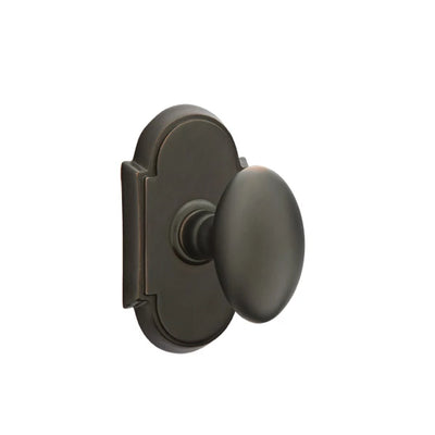 Emtek Egg Knob with #8 Rosette in Oil Rubbed Bronze