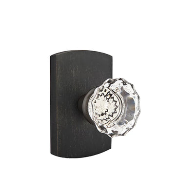 Emtek Astoria Knob with #4 Rosette in Medium Bronze