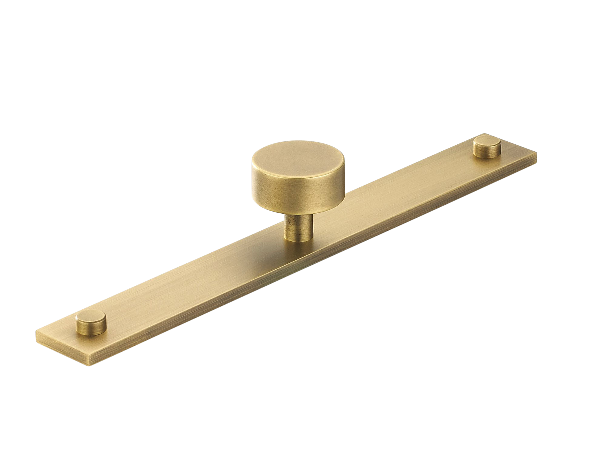 Armac Martin MIX Plain Cabinet Knob & Backplate