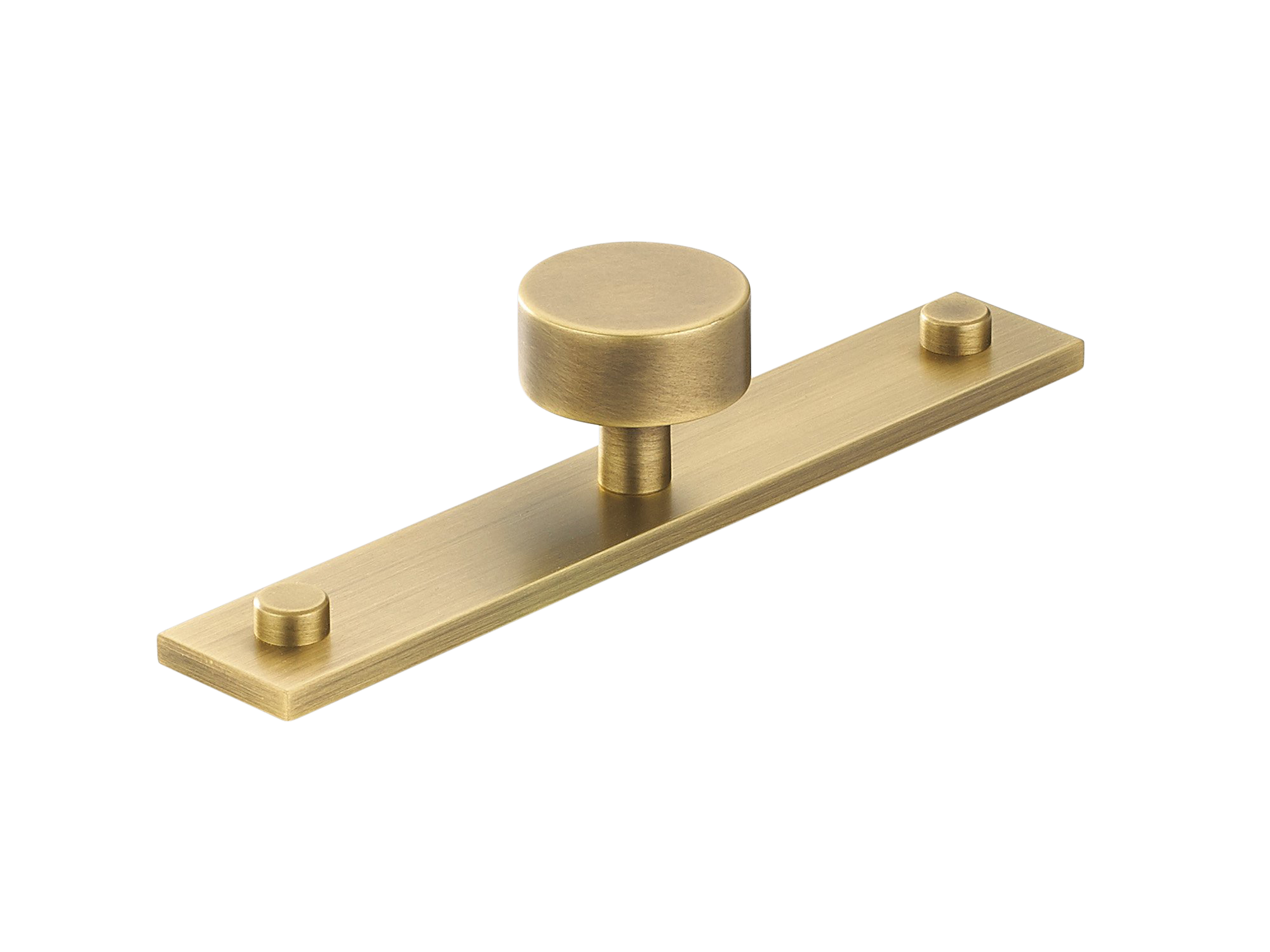 Armac Martin MIX Plain Cabinet Knob & Backplate