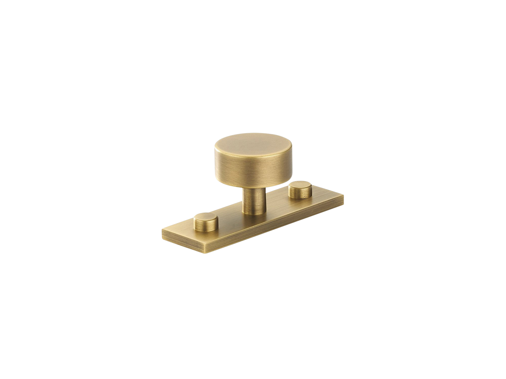 Armac Martin MIX Plain Cabinet Knob & Backplate