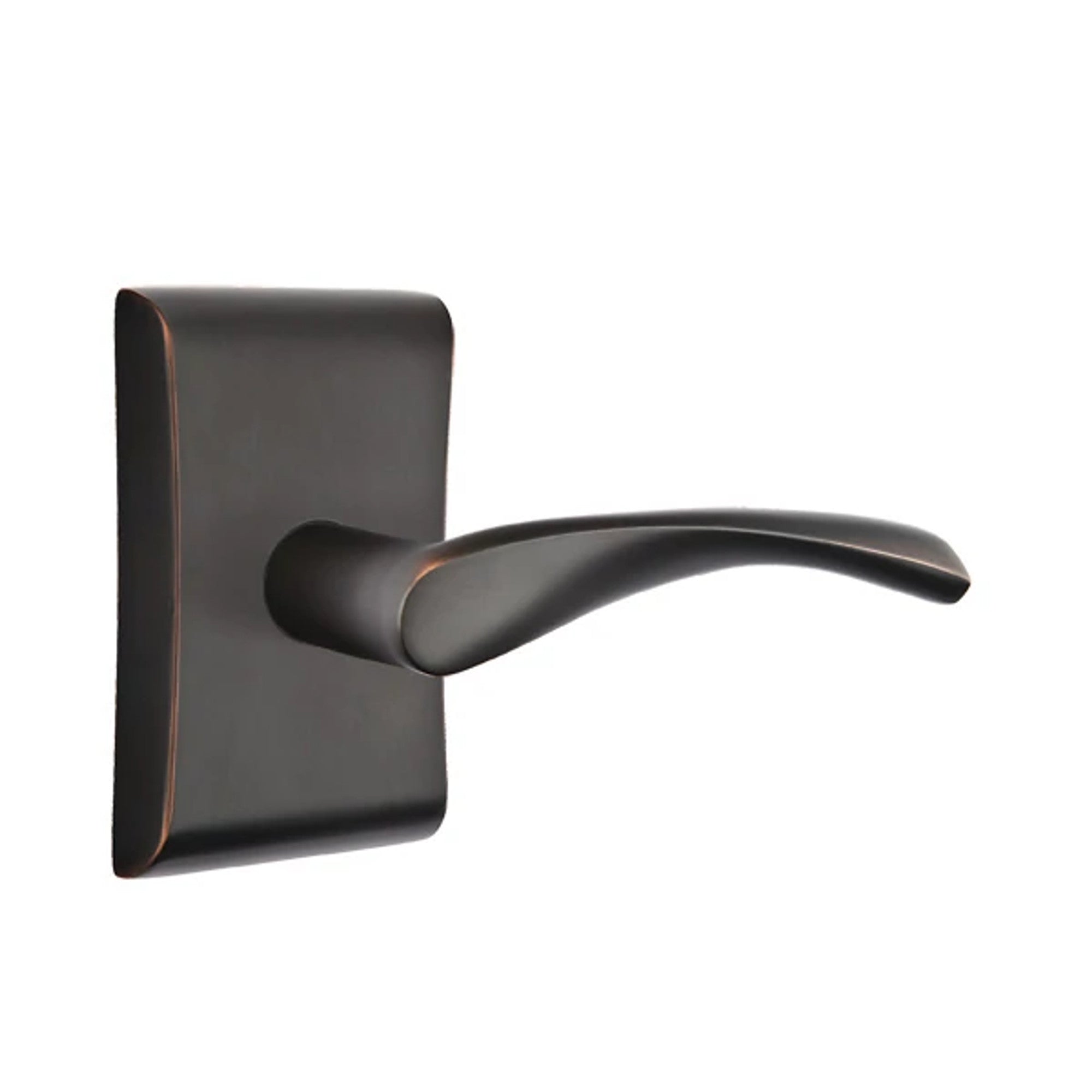 Emtek Triton Lever with Neos Rosette in Oil Rubbed Bronze