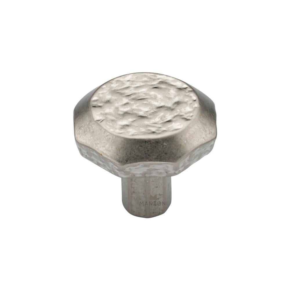 Ashley Norton MG0761 Distressed Knob in Vintage Nickel