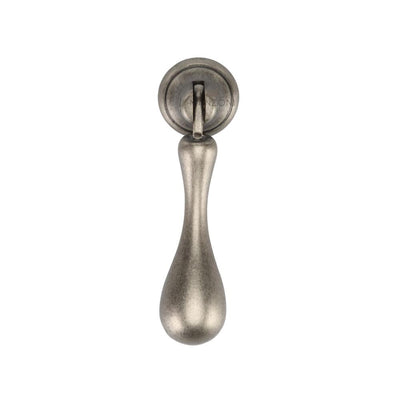 Ashley Norton MB1396 Classic Drop Pull in Distressed Pewter