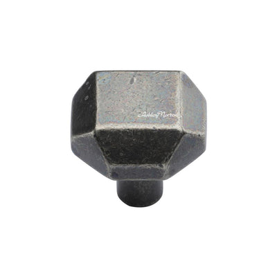 Ashley Norton 3995 Faceted Knob in Medium White Bronze
