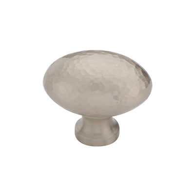 Ashley Norton MK0118 Hammered Egg Cabinet Knob in Satin Nickel
