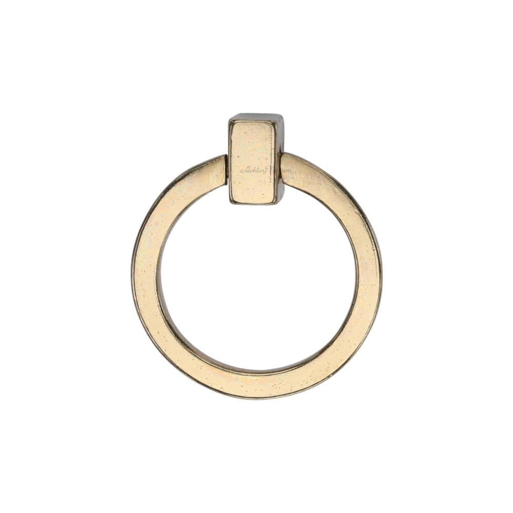 Ashley Norton 6361 Round Drop Pull in Natural Bronze