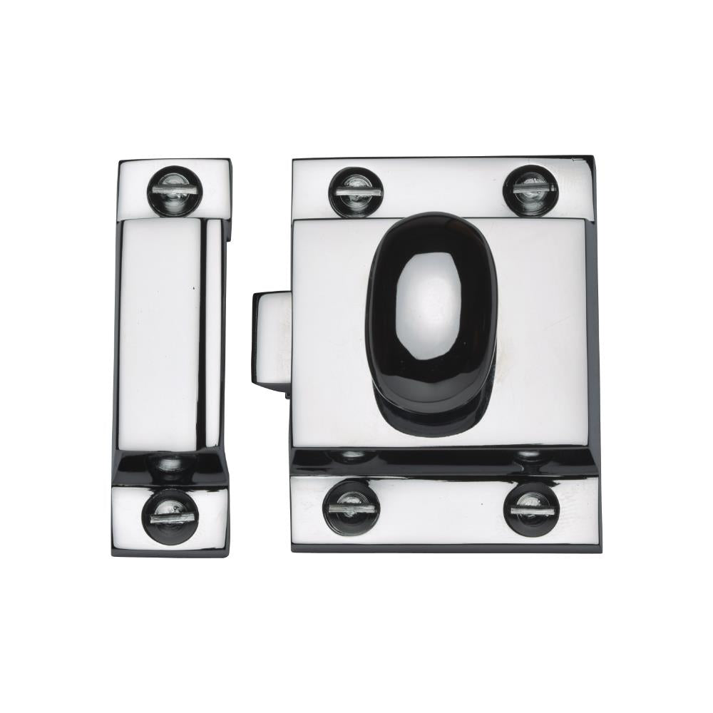Ashley Norton MT1112-000 Oval Knob Cabinet Latch in Polished Chrome