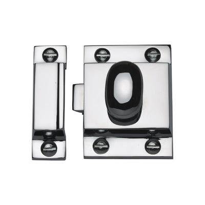 Ashley Norton MT1112-000 Oval Knob Cabinet Latch in Polished Chrome