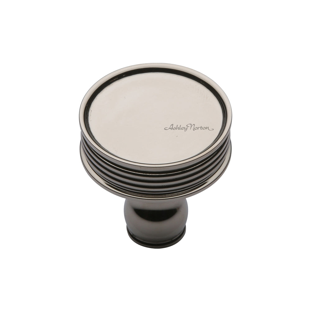 Ashley Norton MT4547 Ridged Knob in Polished Nickel