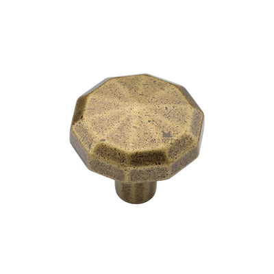 Ashley Norton MB4231 Terre Knob in Distressed Brass