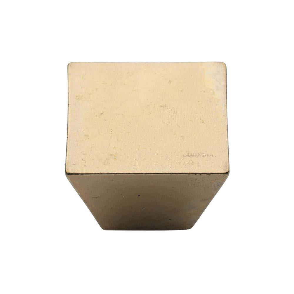 Ashley Norton 3191 Square Cone Knob in Natural Bronze