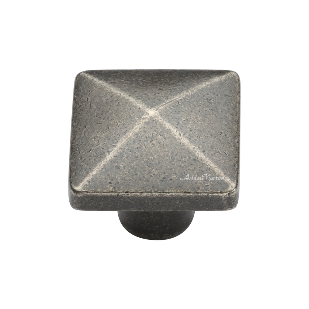 Ashley Norton 390 Pyramid Knob in Medium White Bronze