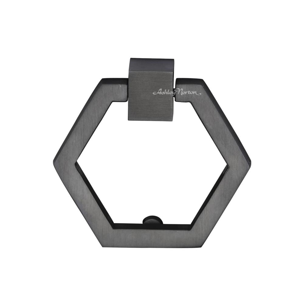 Ashley Norton MT6334 Open Hex Drop Pull in Dark Oil Rubbed