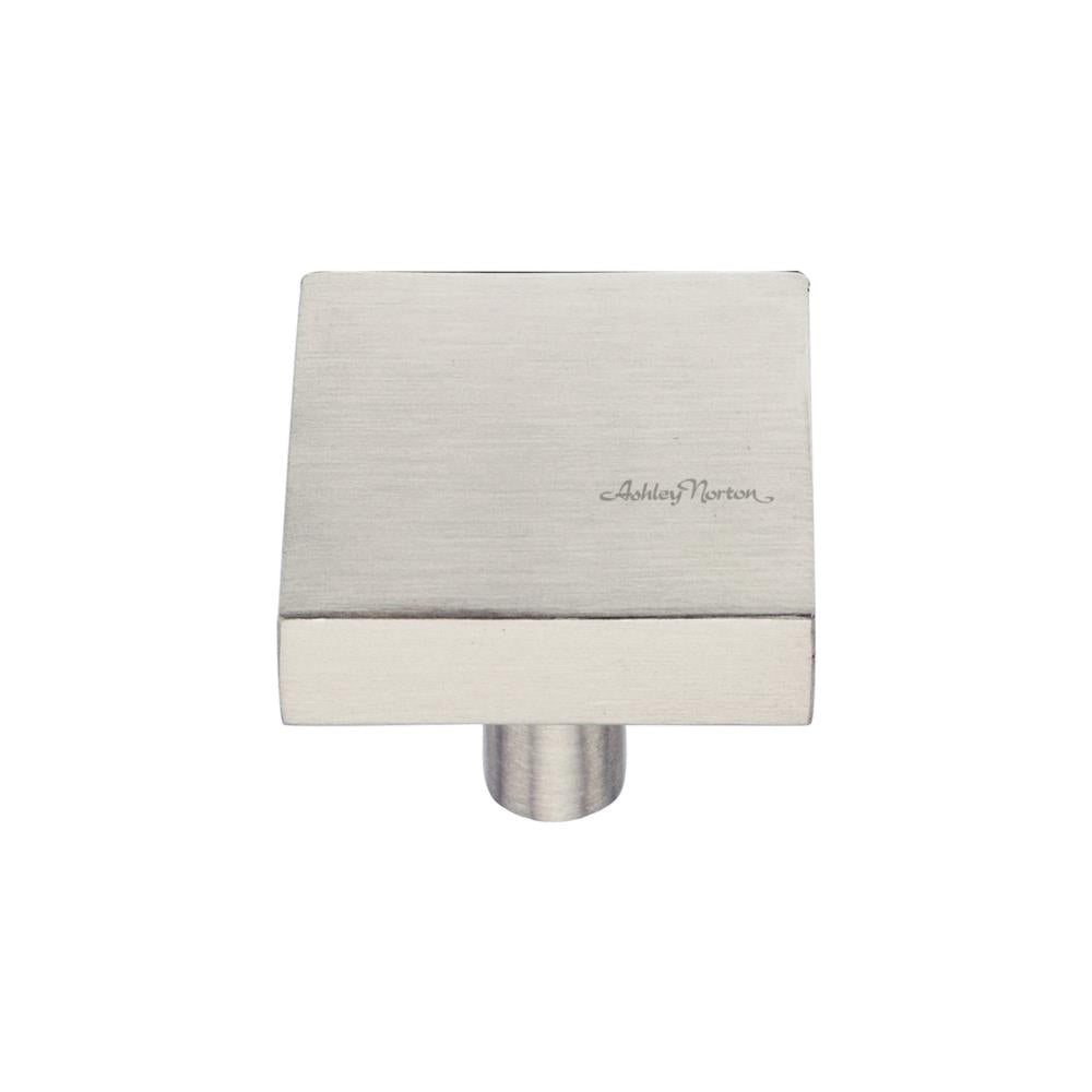 Ashley Norton MT3685 Square Knob in Satin Nickel