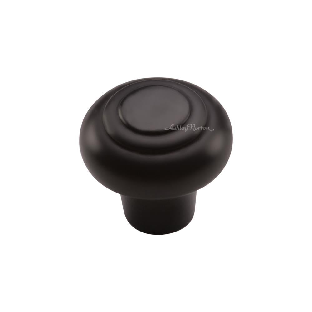 Ashley Norton MT3985 Bead Knob in Flat Black