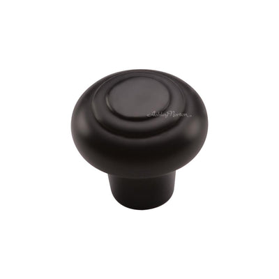 Ashley Norton MT3985 Bead Knob in Flat Black