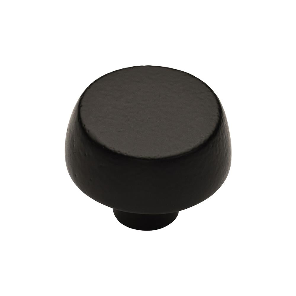Ashley Norton 378 Mushroom Knob in Matte Black