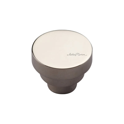 Ashley Norton MT3624 Round Stepped Knob in Polished Nickel