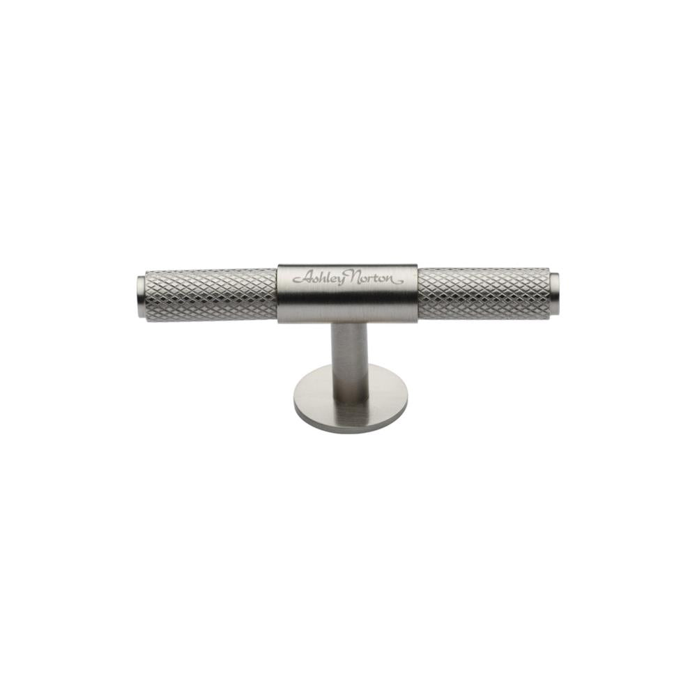 Ashley Norton MT4463 Knurled T-Pull Cabinet Knob in Satin Nickel