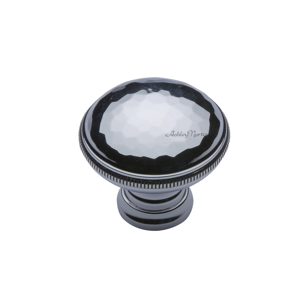Ashley Norton MT4545 Hammered Knob in Polished Chrome